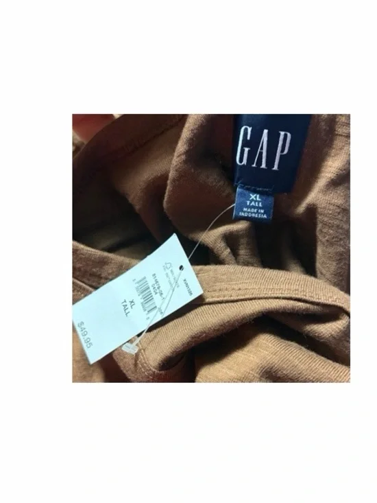 Gap Tiered Sleeveless Dress In Mocha NWT - Picture 4 of 5